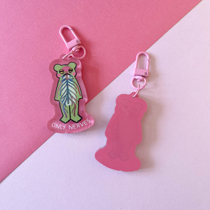 Only Nerves Liquid Shaker Keychain