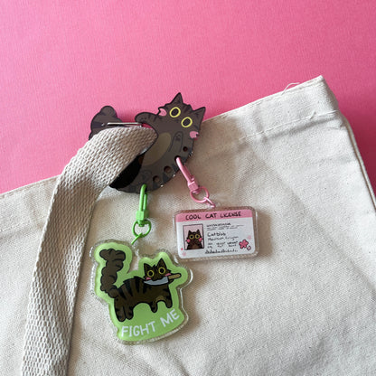 Cat Keychain Carabiner