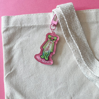 Only Nerves Liquid Shaker Keychain
