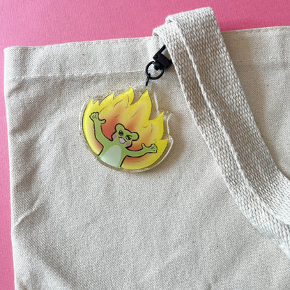 Burn It All Keychain