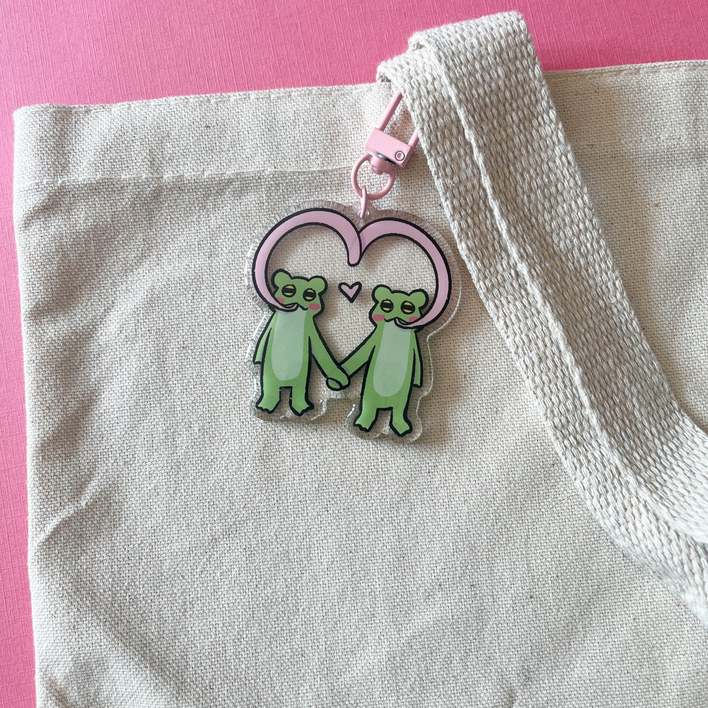 Tongue Heart Keychain