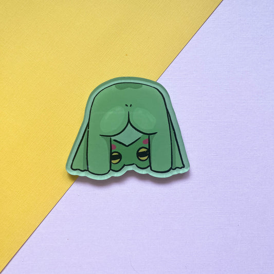 Peekaboo Frog Magnet