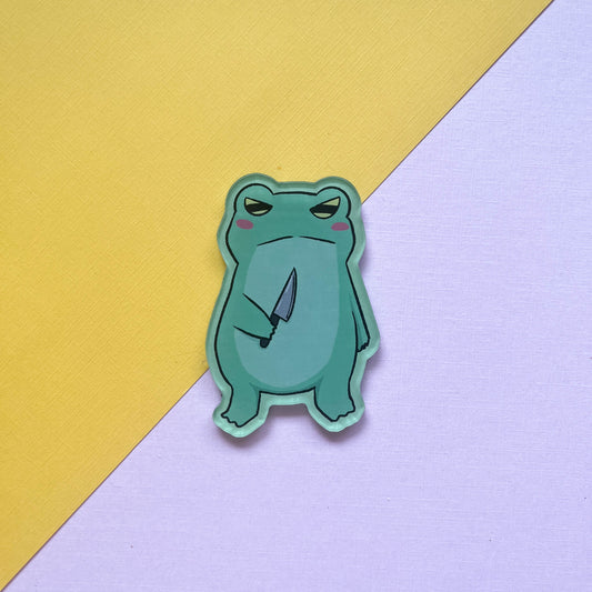 Knife Frog Magnet