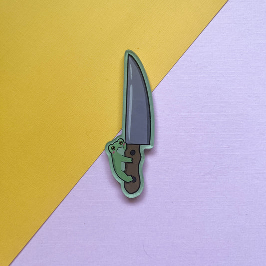Mini Frog Knife Magnet