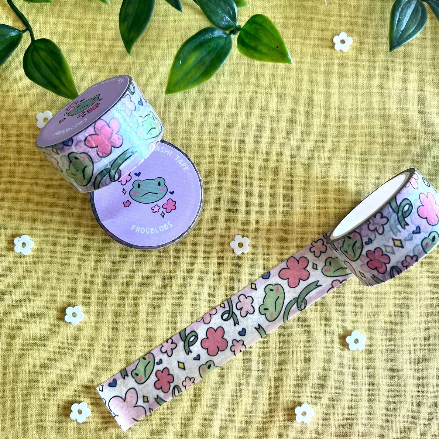 Frog Blossom Washi Tape