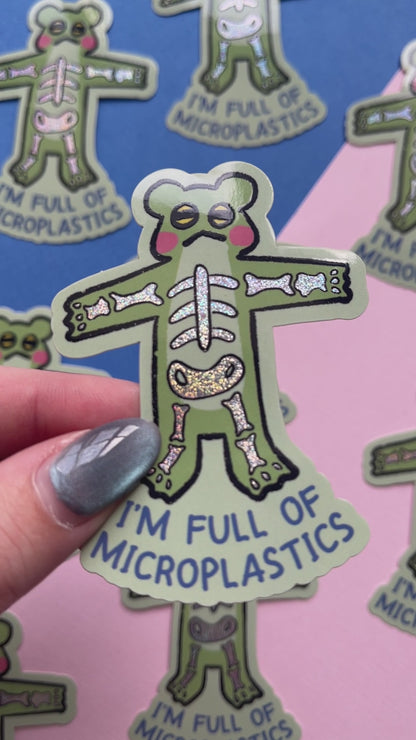 Microplastics Sticker
