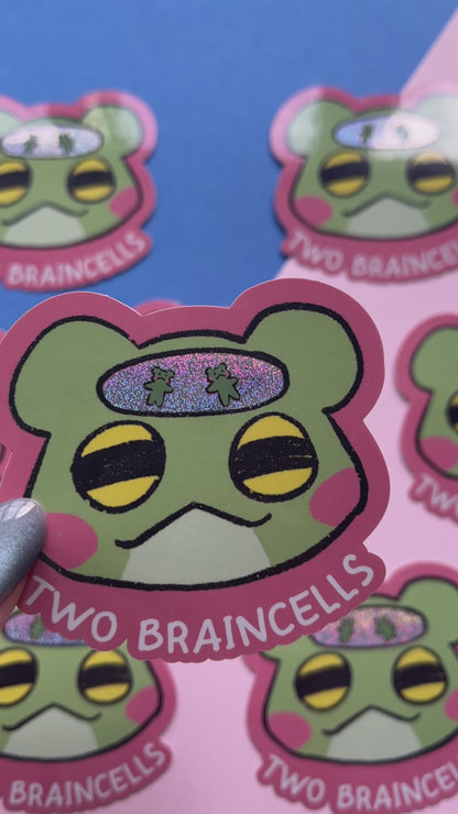Two Braincells Sticker